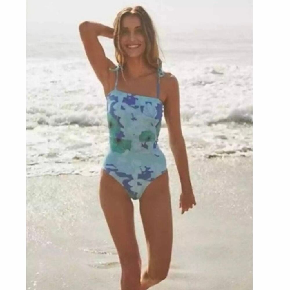 Free People X Roopa Pemmaraju x Beth Richards Floral One Piece Swimsuit XL